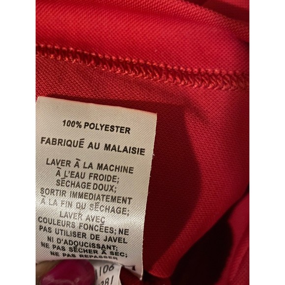 FootJoy FJ Red Golf Polo Shirt XL Men Short Sleeves BelAir Country Club Insignia - Picture 12 of 12